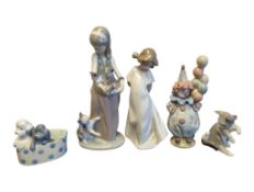 LLADRO & NAO - COLLECTION OF LATE 20TH CENTURY PORCELAIN FIGURES