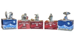 MYTH & MAGIC, GREAT BRITAIN - COLLECTION OF 20TH CENTURY DRAGON PEWTER FIGURINES