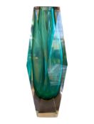 1960S MURANO SOMMERSO STUDIO ART GLASS VASE