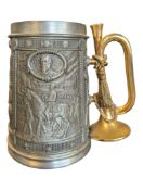 1989 FRANKLIN MINT - PEWTER CIVIL WAR COMMEMORATIVE TANKARD