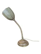 20TH CENTURY ART DECO STYLE VINTAGE GOOSENECK TABLE DESK LAMP