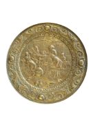 LARGE ENGLISH EARLY 20TH CENTURY BRASS CHARGER