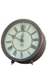 19TH CENTURY COPPER CLOCK ANSONIA POSTAL CLOCK