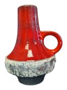 HEINZ SIERY FOR CARSTENS TONNIESHOF - 1970S WEST GERMAN CERAMIC FAT LAVA JUG