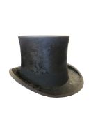 WOODROW & SONS - 20TH CENTURY SILK TOP HAT