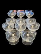 COLLECTION OF 19TH CENTURY VICTORIAN GLASSWARE