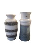 SCHEURICH / BAY - WEST GERMAN - TWO VINTAGE CERAMIC VASES