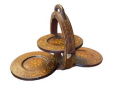 20TH CENTURY VINTAGE METAMORPHIC FOLDING CAKE STAND