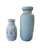 BAY - WEST GERMAN - TWO VINTAGE CERAMIC VASES
