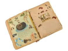 EARLY 20TH CENTURY VINTAGE SCRAP ALBUM