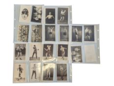 COLLECTION OF EARLY 20TH CENTURY VINTAGE BOXING & WRESTLING POSTCARDS