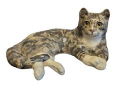 LATE 20TH CENTURY WINSTANLEY POTTERY CAT SCULPTURE