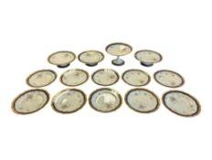 HAVILAND LIMOGES - COLLECTION OF 19TH CENTURY FRENCH CAKE STANDS & PLATES