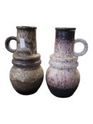 SCHEURICH - WEST GERMAN - TWO VINTAGE CERAMIC JUGS