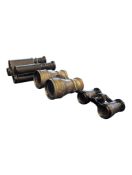 THREE VINTAGE 20TH CENTURY CASED BINOCULARS