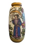 SCHEURICH KERAMIK - LATE 20TH CENTURY WEST GERMAN LARGE CERAMIC VASE