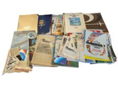 COLLECTION OF BRITISH AEROSPACE & AIRCRAFT MAGAZINES, BROCHURES, & MORE