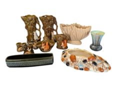 COLLECTION OF 20TH CENTURY SYLVAC CERAMIC DECORATIVE PIECES