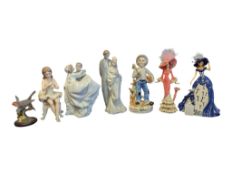 COLLECTION OF NAO, LEONARDO, HAMILTON & KINKADE FIGURES