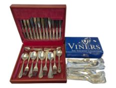 VINTAGE VINERS SILVER PLATED CANTEEN OF CUTLERY
