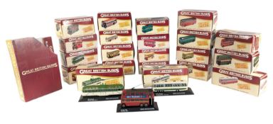 DIECAST - COLLECTION OF ATLAS EDITION DIECAST MODEL BRITISH BUSES