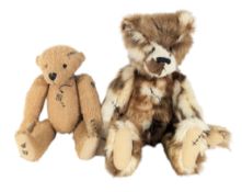 BEARS - CHARLIE BEARS TEDDY BEARS - 'TEDDY BUMP' & 'HARLEY'