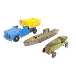 COLLECTION OF VINTAGE TINPLATE & CLOCKWORK TOYS