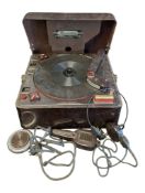 1930S BAKELITE RECORDON DICTAPHONE BY THERMIONIC PRODUCTS LTD