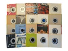 COLLECTION OF LATE 20TH CENTURY STATUS QUO SINGLES 45S RECORDS