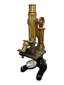 SCIENTIFIC INSTRUMENTS - E. LEITZ WETZLAR - EARLY 20TH CENTURY MICROSCOPE