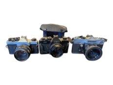 COLLECTION OF VINTAGE 35MM SLR CAMERAS
