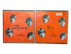 TWO 1964 THE BEATLES IN CONCERT SUPER 8 HOME MOVIE FILM REELS