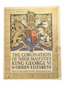 1937 CORONATION OF KING GEORGE VI & QUEEN ELIZABETH OFFICIAL SOUVENIR PROGRAMME