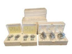 COLLECTION OF LATE 20TH CENTURY BRADFORD EXCHANGE BOXED BAUBLE ORNAMENTS