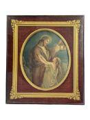 LATE 20TH CENTURY VINTAGE RELIGIOUS FRAMED PRINT