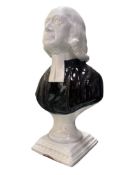19TH CENTURY STAFFORDSHIRE POTTERY BUST OF JOHN WESLEY