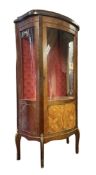 FRENCH KINGWOOD & ORMOLU VERNIS MARTIN VITRINE CABINET