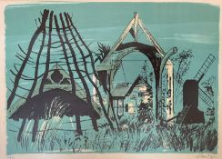 JOHN PIPER (1903-1992) - AVONCROFT MUSEUM - SIGNED LIMITED EDITION LITHOGRAPH