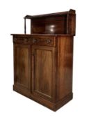 19TH CENTURY ROSEWOOD CHIFFONIER SIDEBOARD