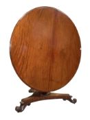 19TH CENTURY MAHOGANY TILT TOP BREAKFAST LOO DINING TABLE