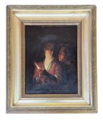 AFTER GODFRIED VAN SCHALCKEN - 18TH CENTURY DUTCH OIL ON COPPER GENRE PAINTING