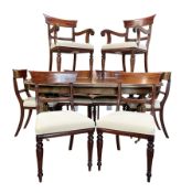 VICTORIAN 19TH CENTURY REVIVAL MAHOGANY DINING ROOM SUITE