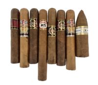 EIGHT NICARAGUA, CAMEROON, MEXICAN & AMERICAN VINTAGE CIGARS