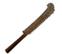 SAMOAN NIFO OTI POLYNESIAN CARVED WOOD WAR CLUB
