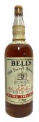 MID CENTURY 1970S BELL'S OLD WHISKY ONE GALLON DISPLAY BOTTLE
