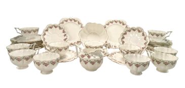 WILEMAN & CO FOR FOLEY CHINA - EARLY 20TH CENTURY TEN PEOPLE PART TEA SERVICE