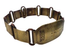 BRISTOL LOCAL INTEREST - EARLY 20TH CENTURY BRASS & COPPER DOG COLLAR