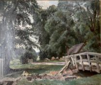 VIGGO CHRISTIAN FREDERIK VILHELM PEDERSEN (1854-1926) - OIL ON CANVAS PAINTING
