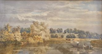 BRYAN WHITMORE (FL. 1871-1897) - 19TH CENTURY WATERCOLOUR ON PAPER PAINTING