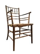 WILLIAM MORRIS-STYLE (1834-1896) - ARTS & CRAFTS SUSSEX CHAIR
